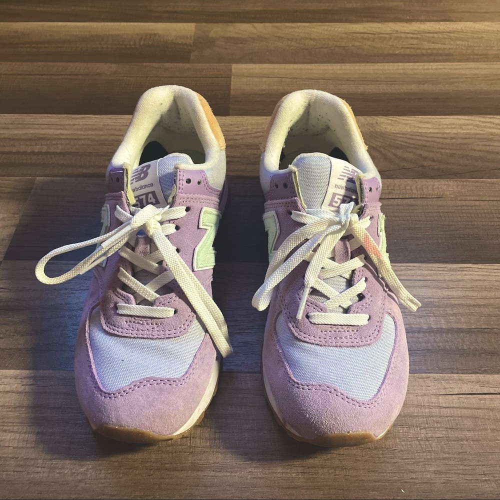 New Balance 574 Violet Haze Spring Sneaker.